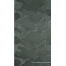 Camouflage Jacquard Polyester Fabric with Foam/Knitted Backing